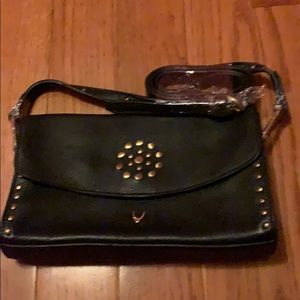 Hidesign leather black purse BRAND NEW